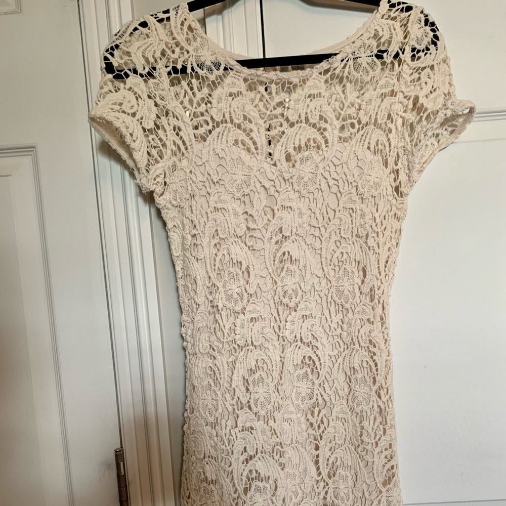 Lauren Conrad Crochet Dress